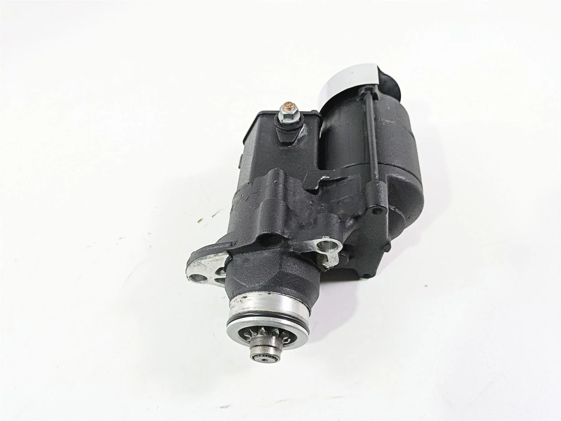 2009 Harley Touring FLHX Street Glide Engine Starter Motor 31618-06A - Image 4