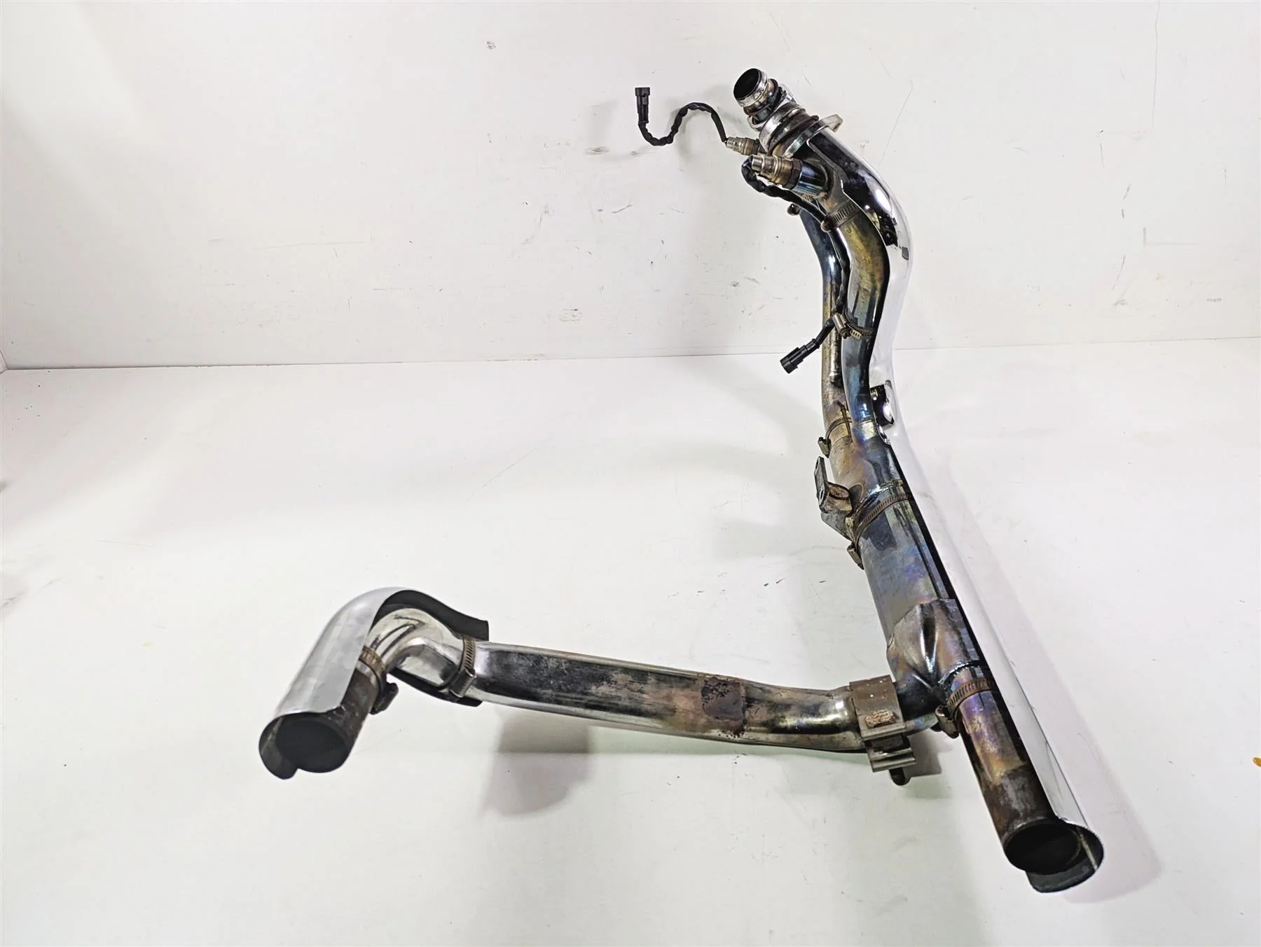 2009 Harley Touring FLHX Street Glide Exhaust Header Manifold 66848-09 - Image 4