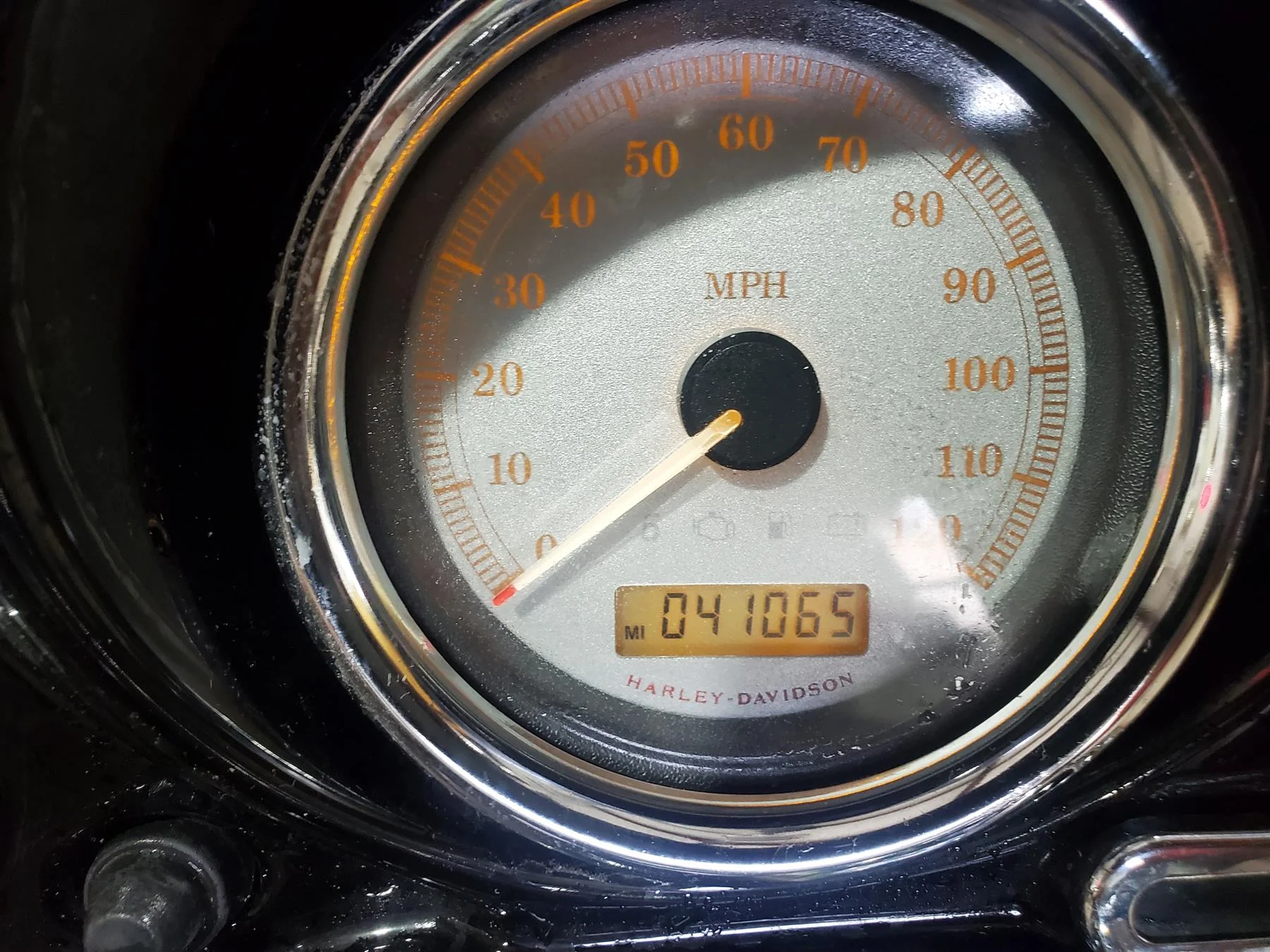 2009 Harley Touring FLHX Street Glide Speedometer Tach Gauges Set - 41k 67261-08 - Image 2