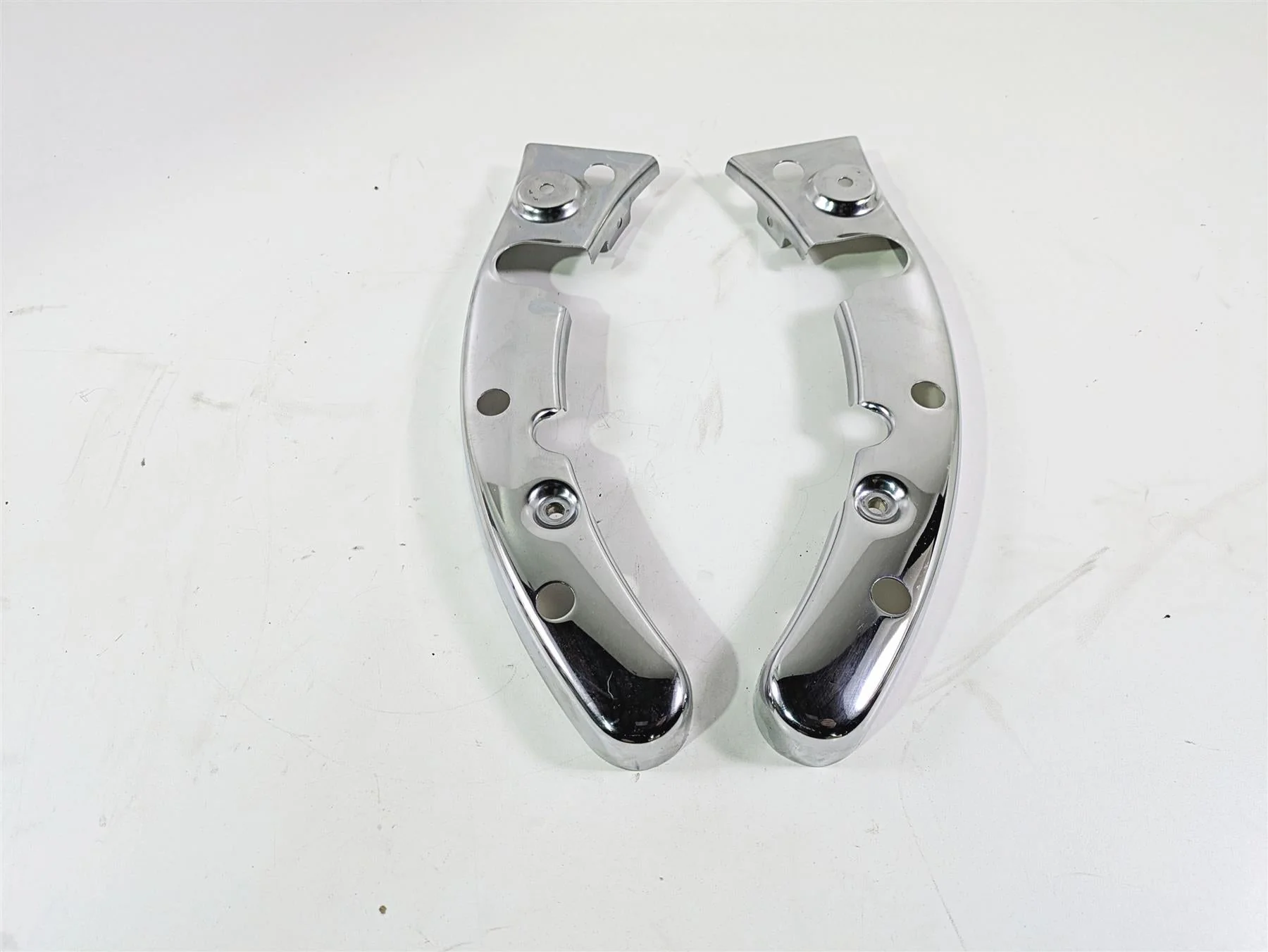 2009 Harley Touring FLHX Street Glide Subframe Strut Covers 47502-09A 47504-09A - Image 3