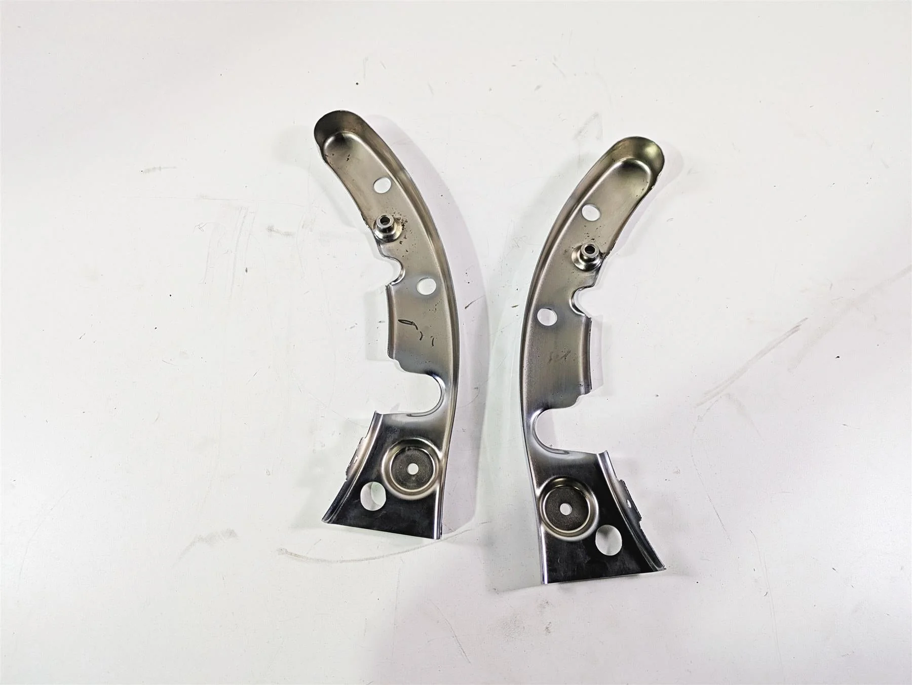2009 Harley Touring FLHX Street Glide Subframe Strut Covers 47502-09A 47504-09A - Image 9