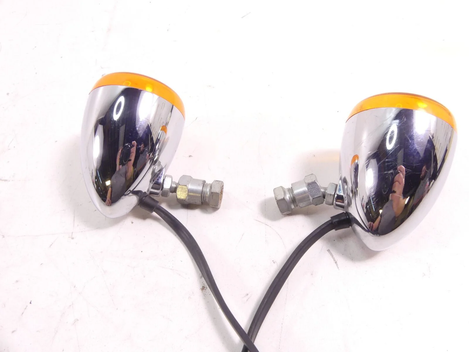 2009 Harley VRSCAW V-Rod Front Left Right Blinker Turn Signal Set 68972-00 - Image 2