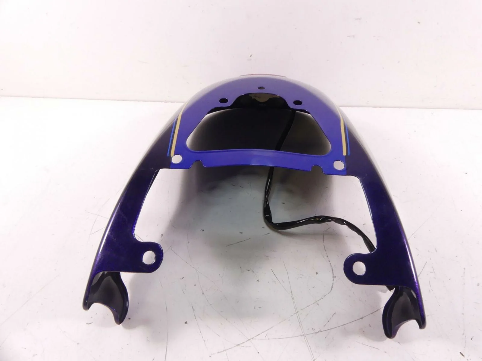 2009 Harley VRSCAW V-Rod Rear Fender Mud Guard With Taillight - Dent 59823-09CWW - Image 2