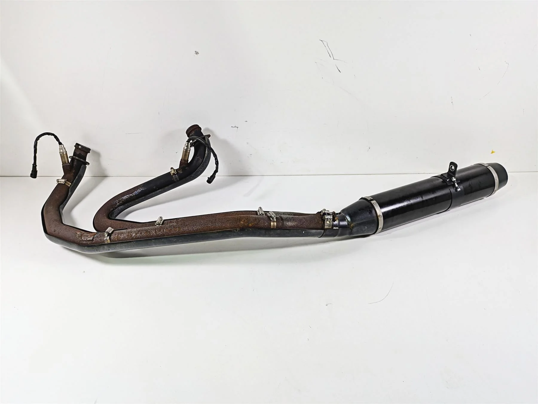 2009 Harley XR1200 Sportster D&D 2-1 Bobcat Exhaust System - Read 551-31 B - Image 4