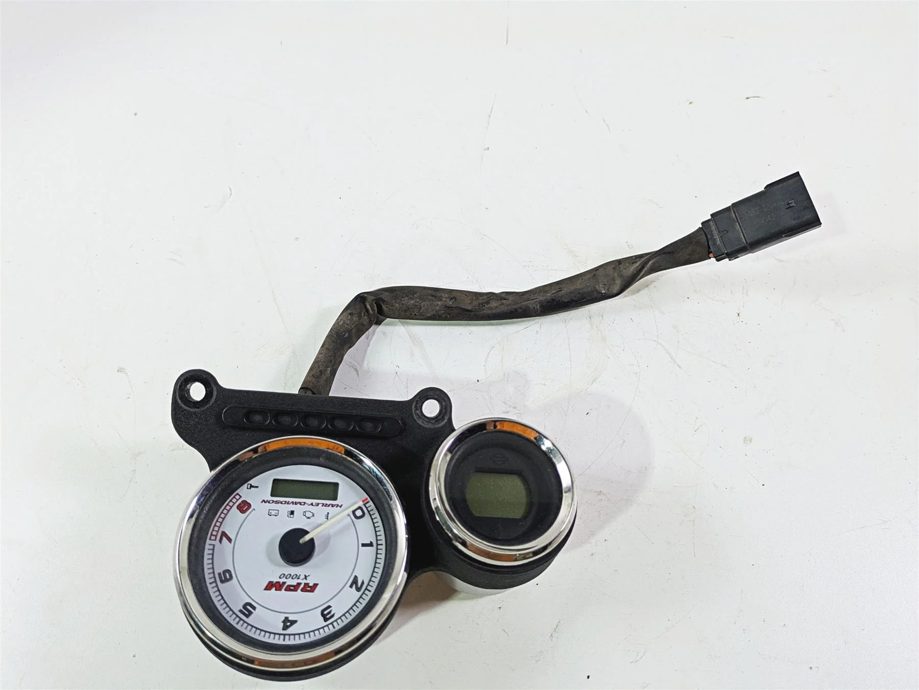 2009 Harley XR1200 Sportster Gauges Speedometer Tacho Instrument - 12k 67087-08 - Image 3