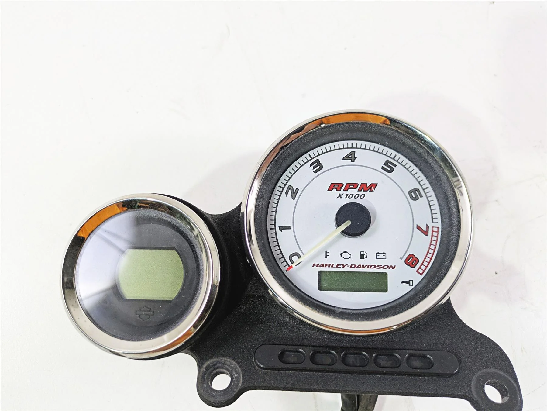 2009 Harley XR1200 Sportster Gauges Speedometer Tacho Instrument - 12k 67087-08 - Image 6