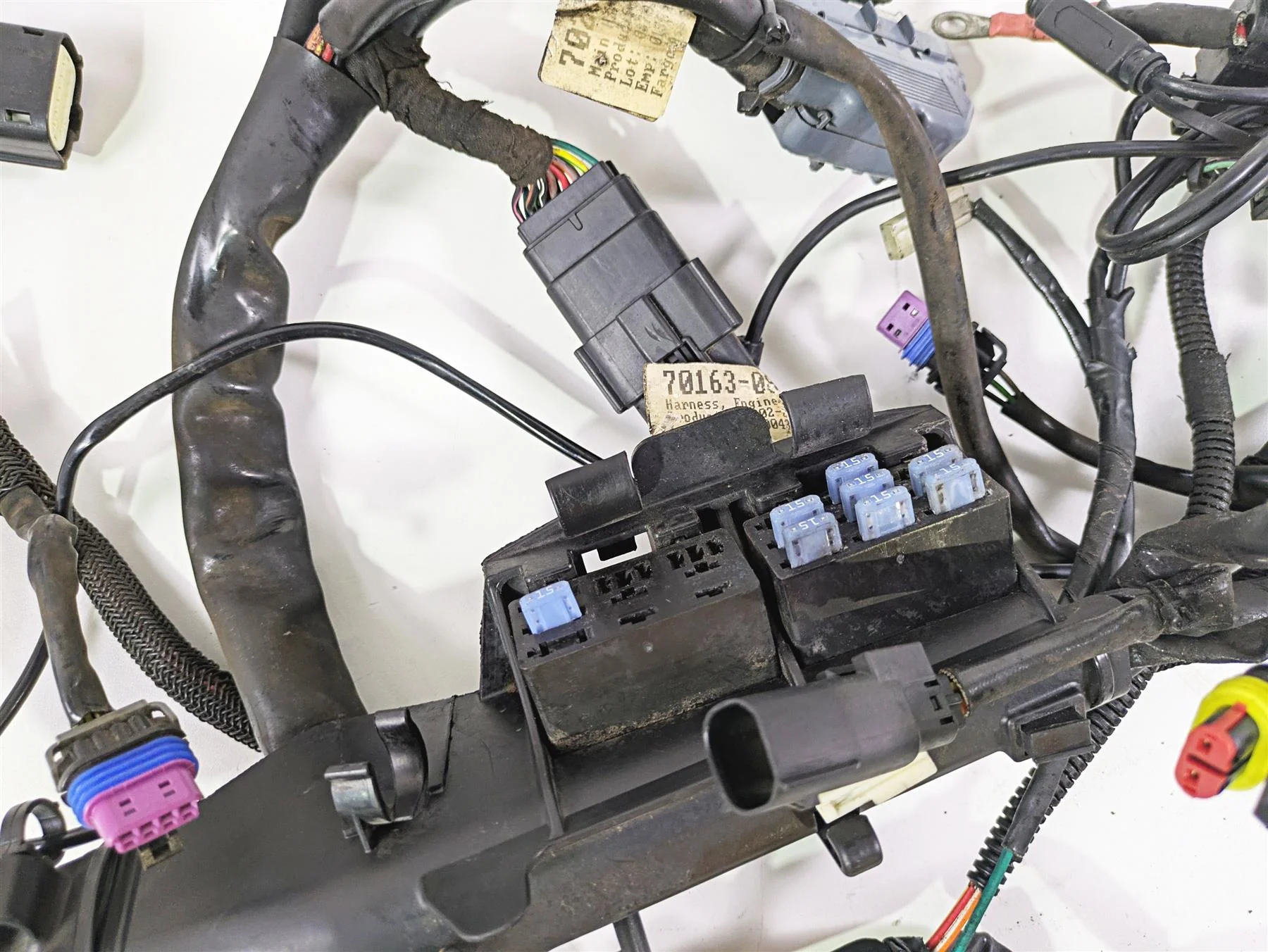 2009 Harley XR1200 Sportster Main & Engine Wiring Harness - Read 70225-08 - Image 6