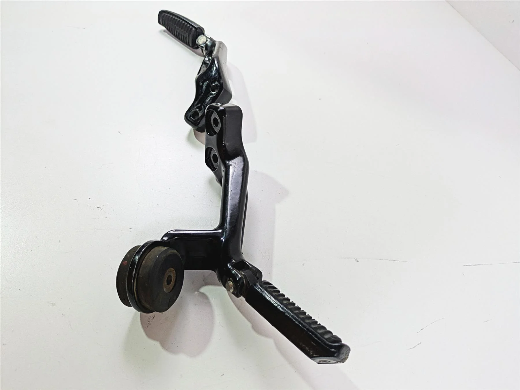 2009 Harley XR1200 Sportster Passenger Foot Peg Rest Set 51049-08 51048-08 - Image 2
