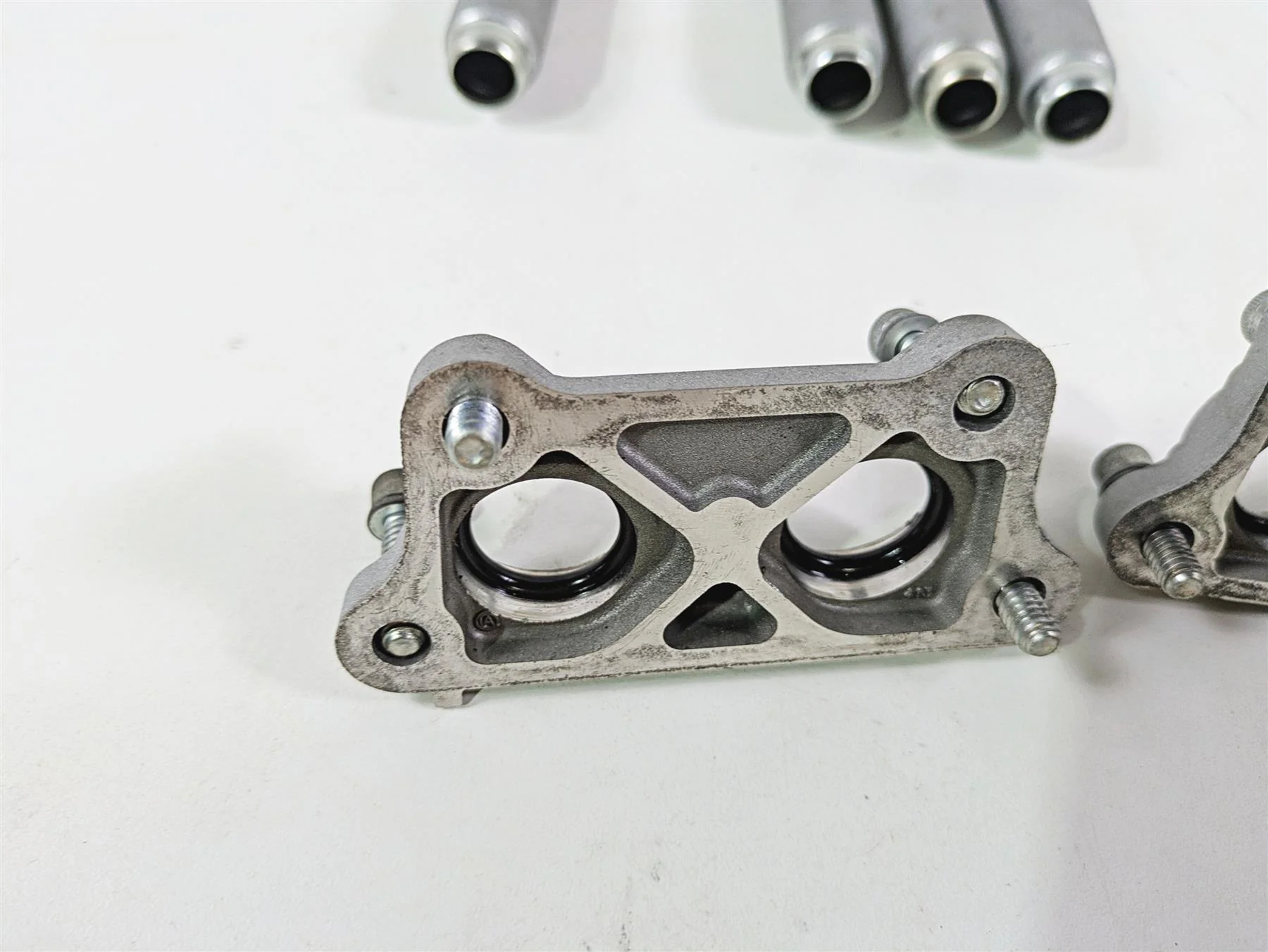 2009 Harley XR1200 Sportster Push Rod  Lifter Tappet Cover Set 17954-08 - Image 7