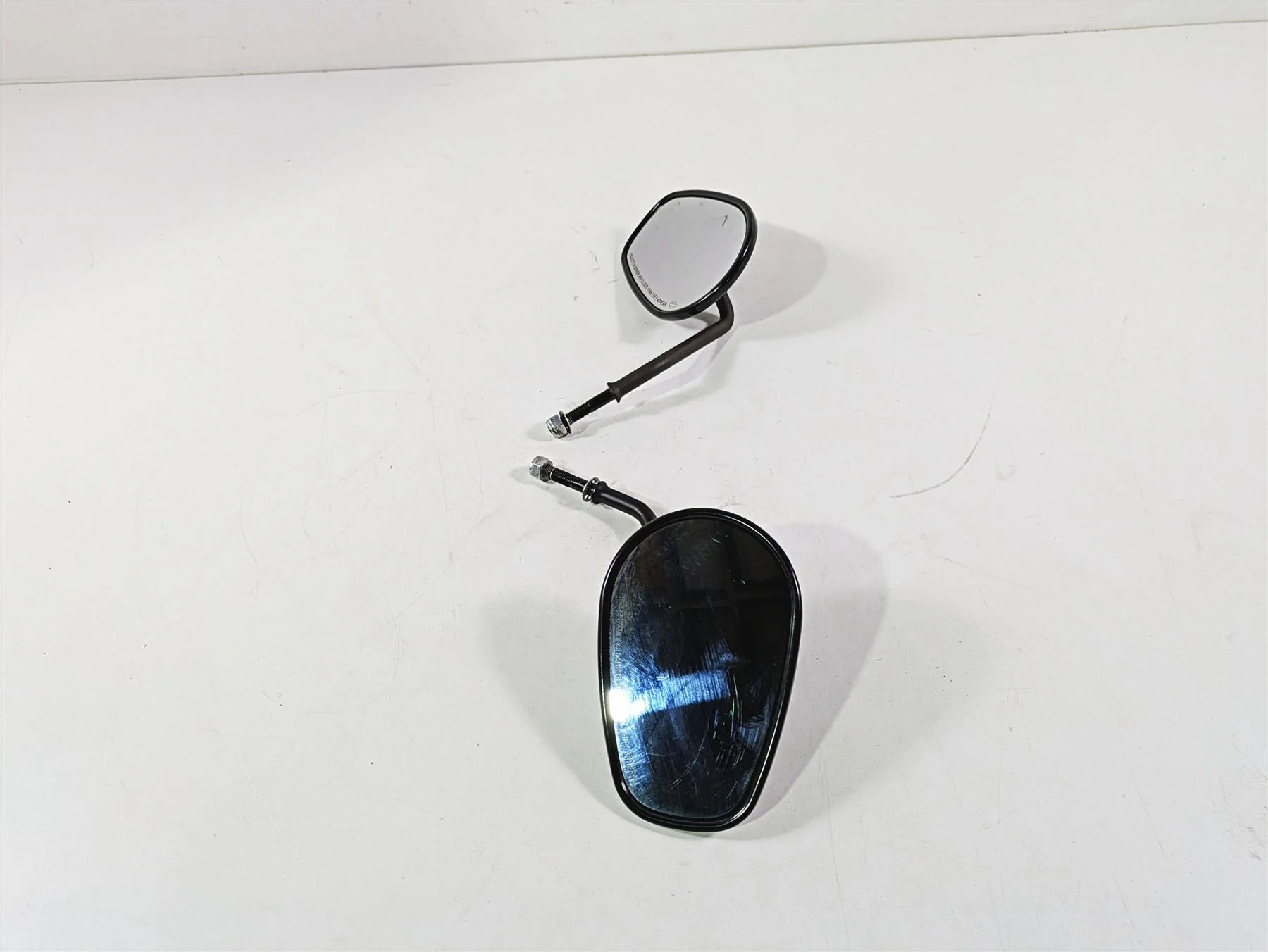 2009 Harley XR1200 Sportster Rear View Mirror Set 92376-09 92377-09 - Image 2