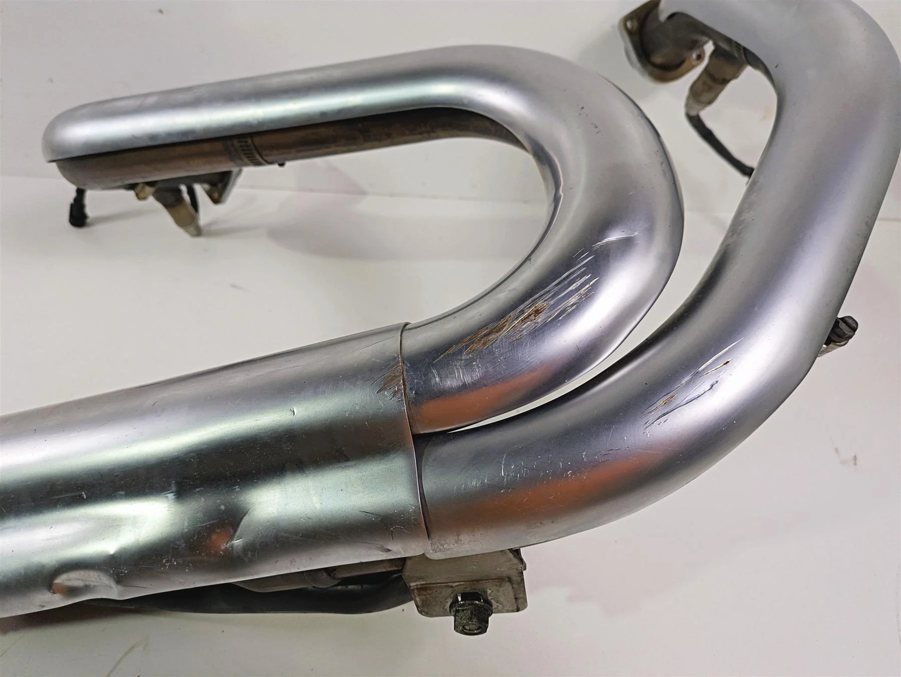 2009 Harley XR1200 Sportster Stock Exhaust Header Muffler Set 64965-08 64883-08 - Image 5