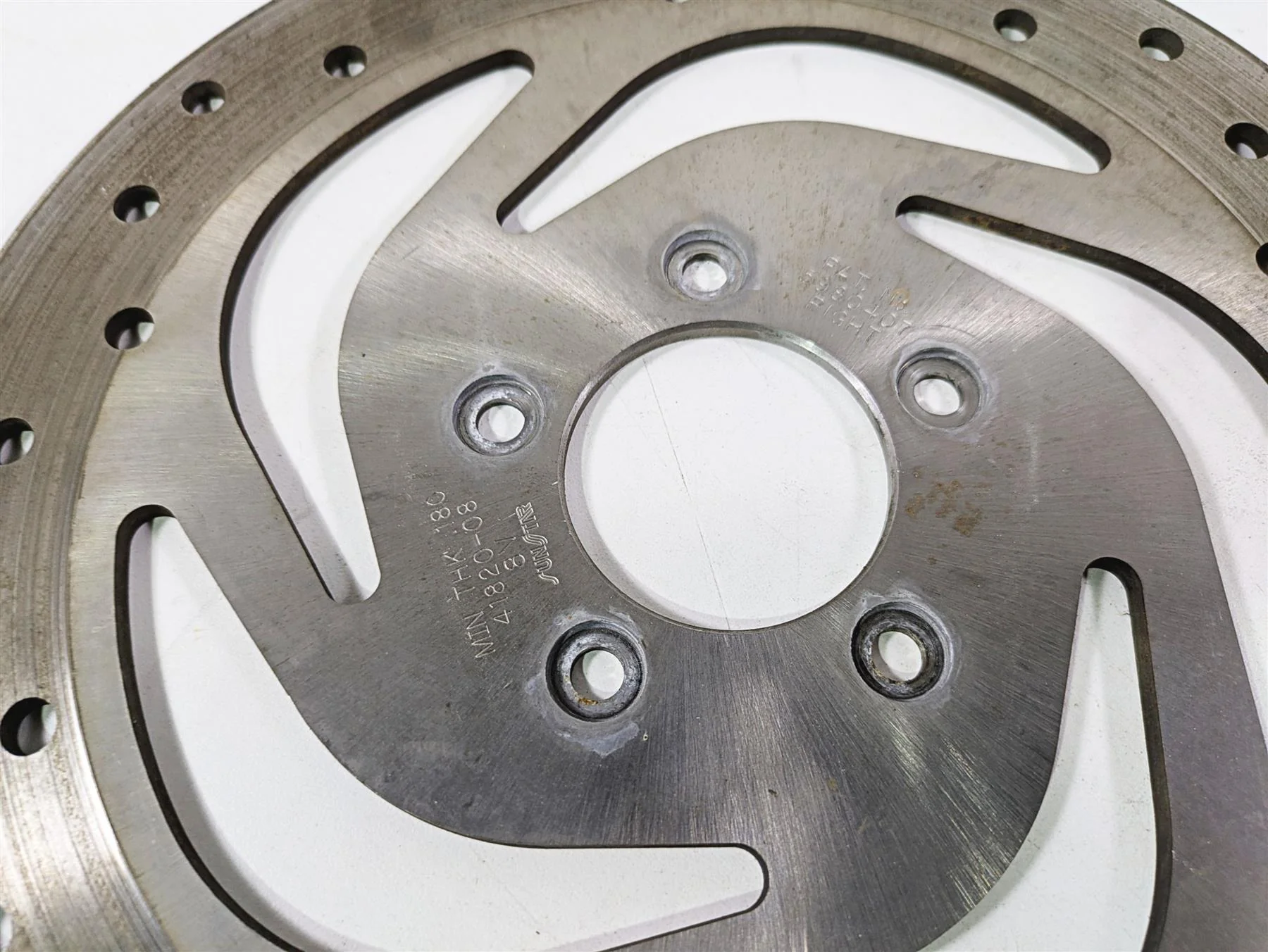 2009 Harley XR1200 Sportster Straight Front Brake Rotor Disc Set 41820-08 - Image 9