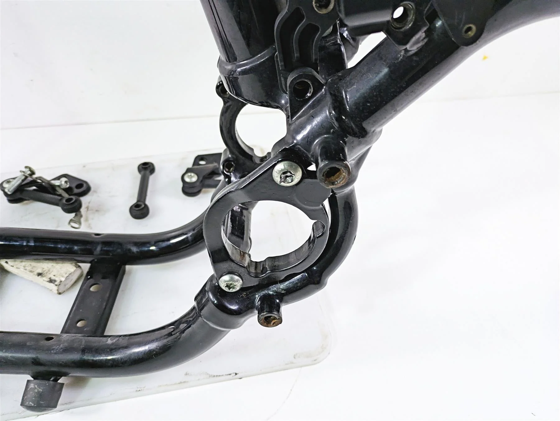 2009 Harley XR1200 Sportster Straight Main Frame Chassis With Clean Texas Title 48879-08 - Image 9