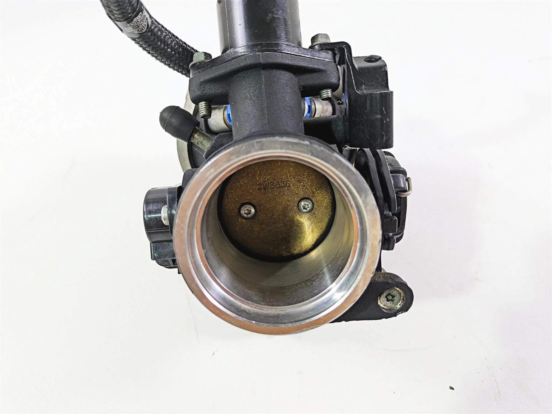 2009 Harley XR1200 Sportster Throttle Body & Cover 27695-08 - Image 6