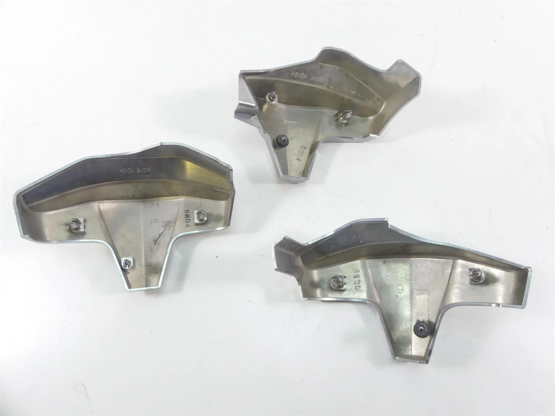 2009 Honda VTX1300 Touring Front Rear Cylinder Head Cover Set 12371-MEA-670 - Image 2