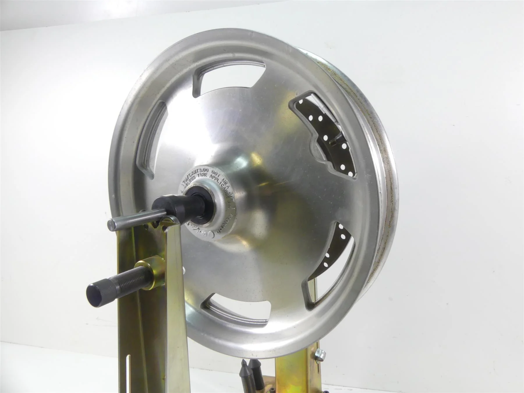 2009 Honda VTX1300 Touring Straight Enkei 17x3 Front Wheel Rim 44650-MEA-910 - Image 2
