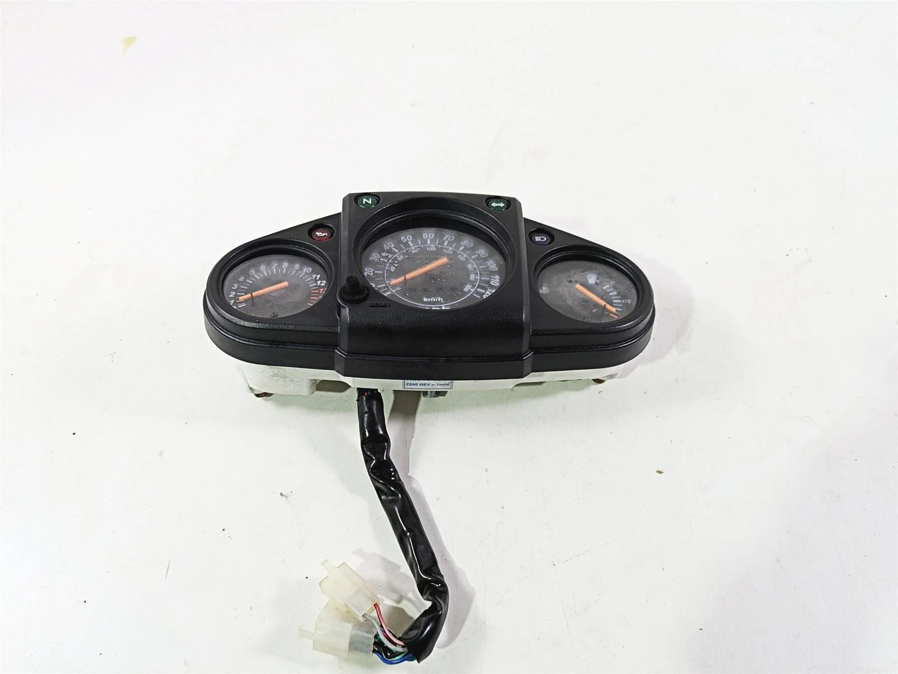 2009 Kawaski EX250 Ninja 250R Gauges Speedometer 19K Cluster 25031-0159 - Image 9
