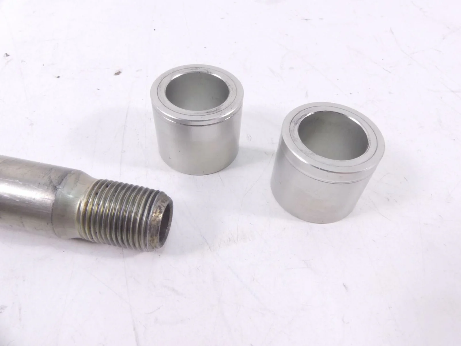 2009 Triumph Street Triple 675R Straight Front Axle Wheel Spindle  T2000650 - Image 8