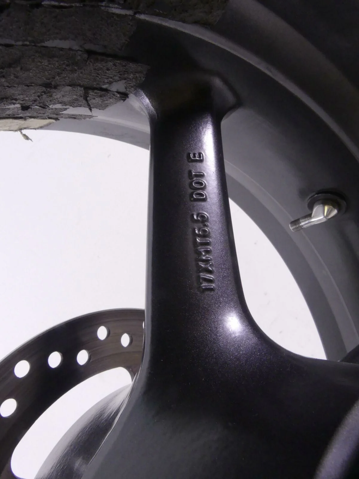 2009 Triumph Street Triple 675R Straight Rear 5 Spoke Wheel Rim 17x5.5 T2010842 - Image 11