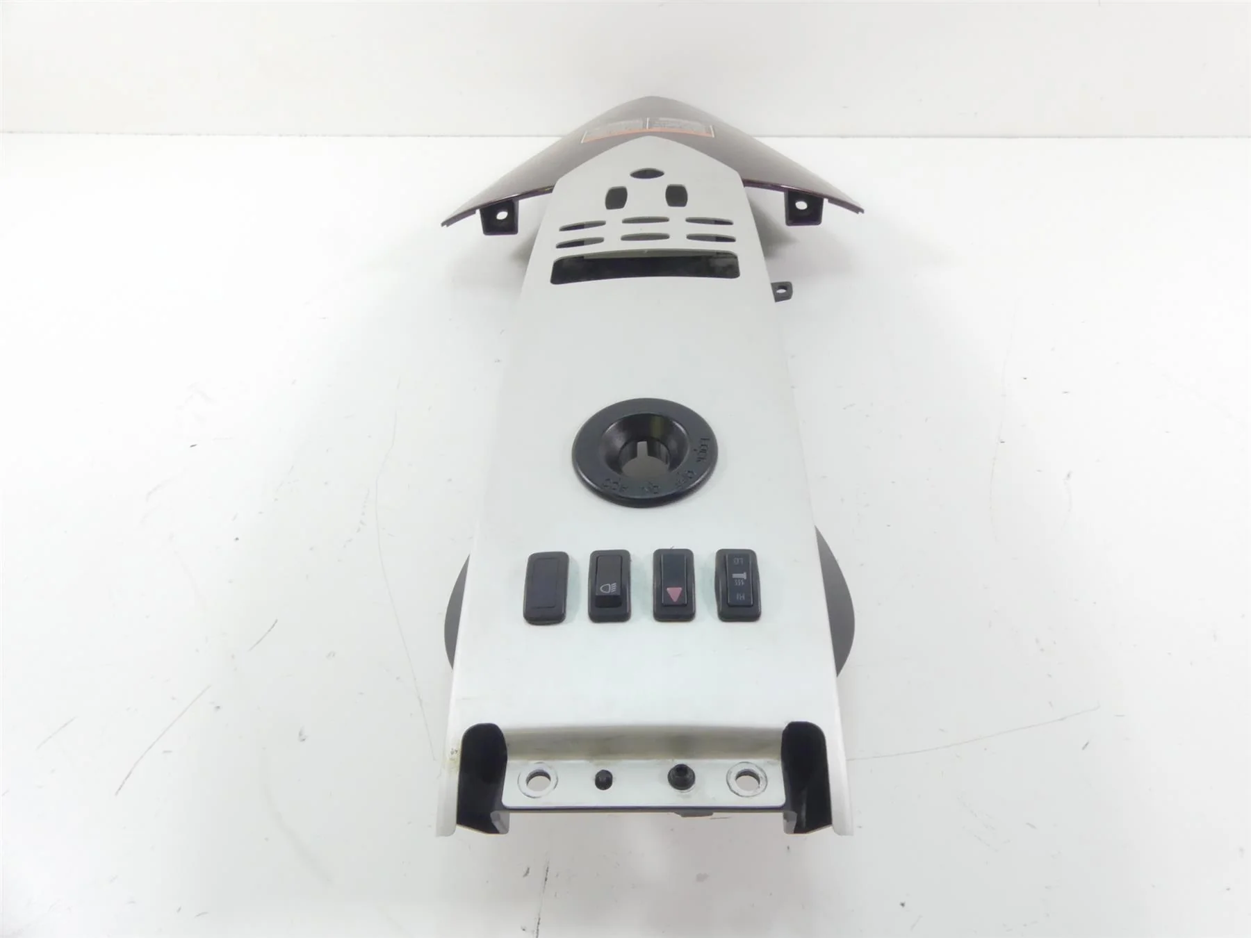 2009 Victory Vision Tour Center Tank Console Cover Grip Heater Switch 5251418 - Image 4