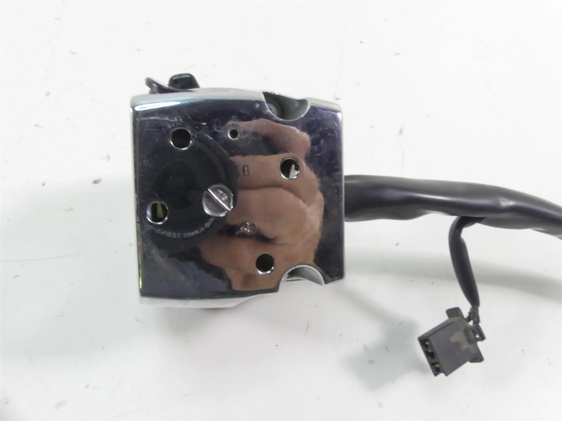 2009 Victory Vision Tour Left Hand Chrome Light Visor Control Switch 4011993 - Image 5