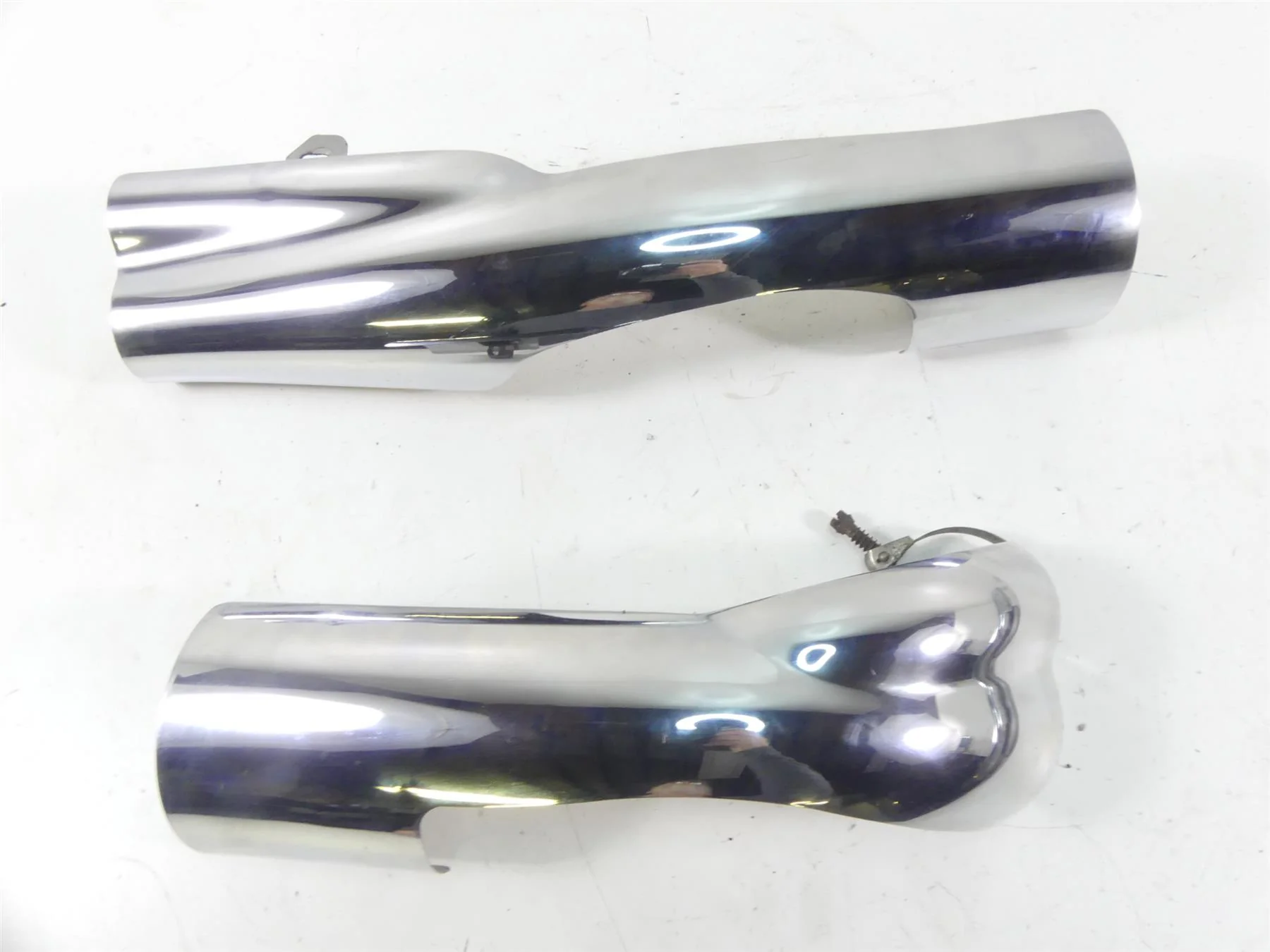 2009 Victory Vision Tour Mid Pipe Chrome Cover Set 1261795 1261794