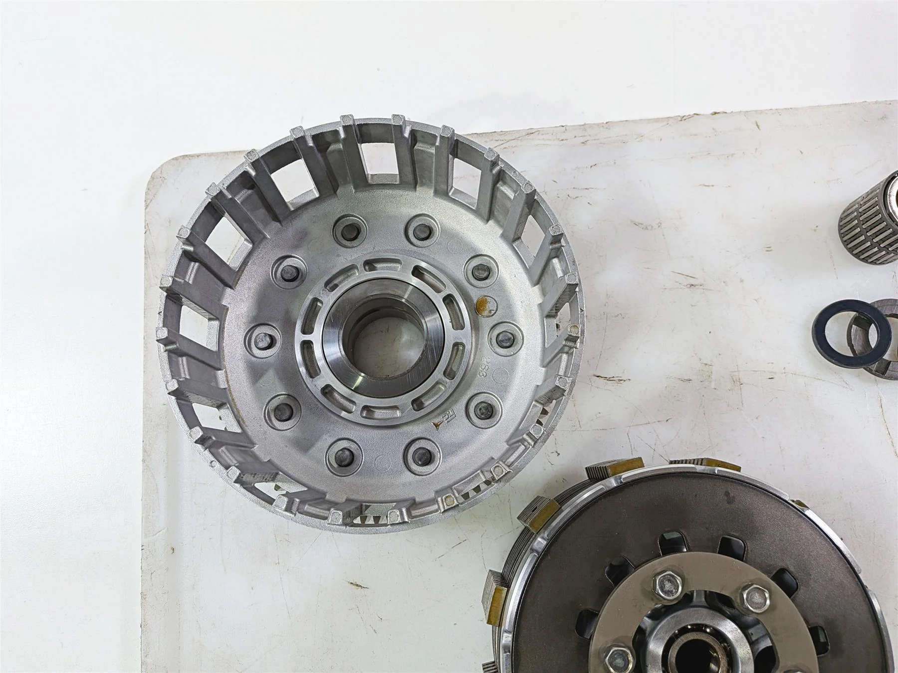 2009 Yamaha VMX17 V-Max 1700 Clutch Pressure Plate Disc Set 2S3-16150-00 - Image 14