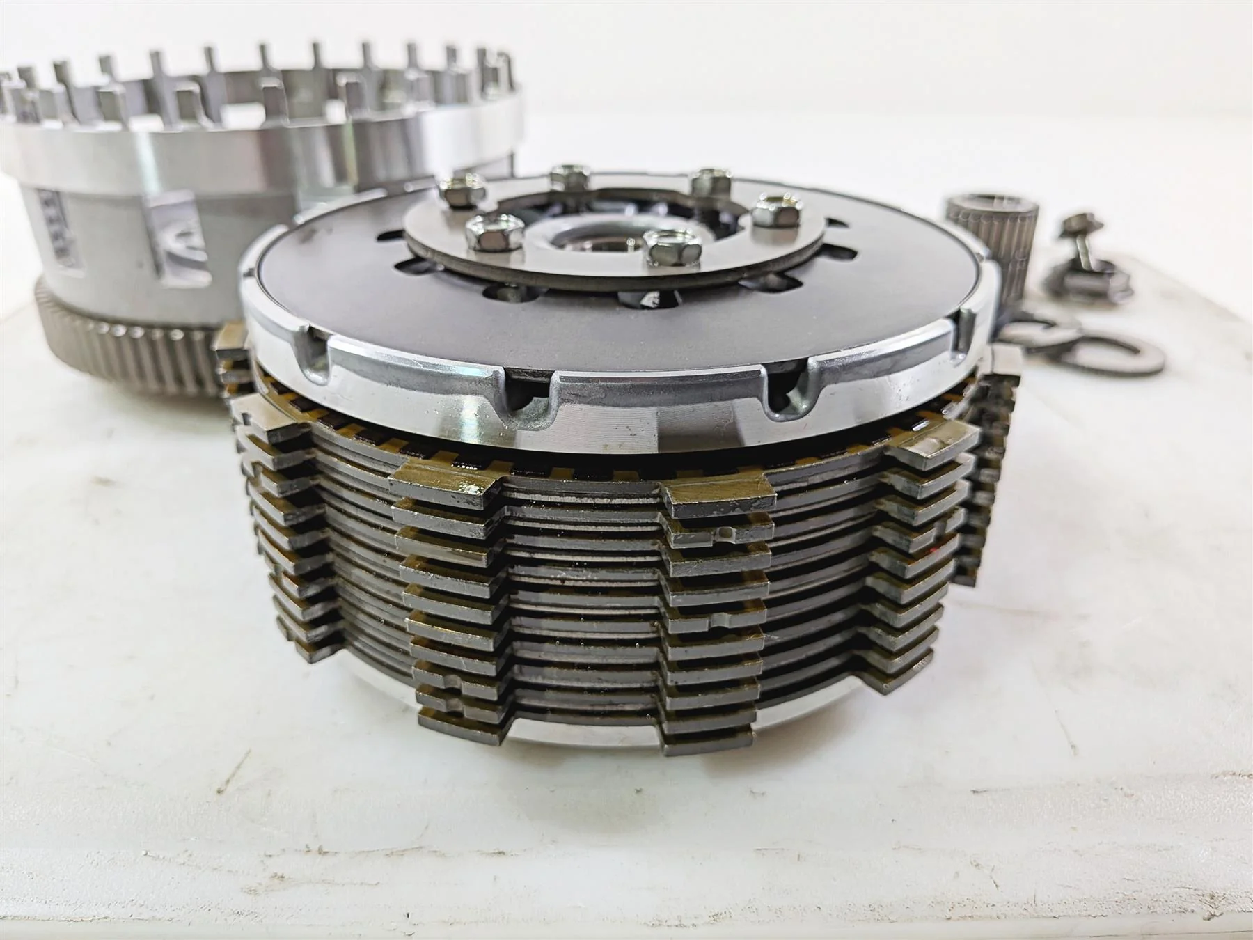 2009 Yamaha VMX17 V-Max 1700 Clutch Pressure Plate Disc Set 2S3-16150-00 - Image 15