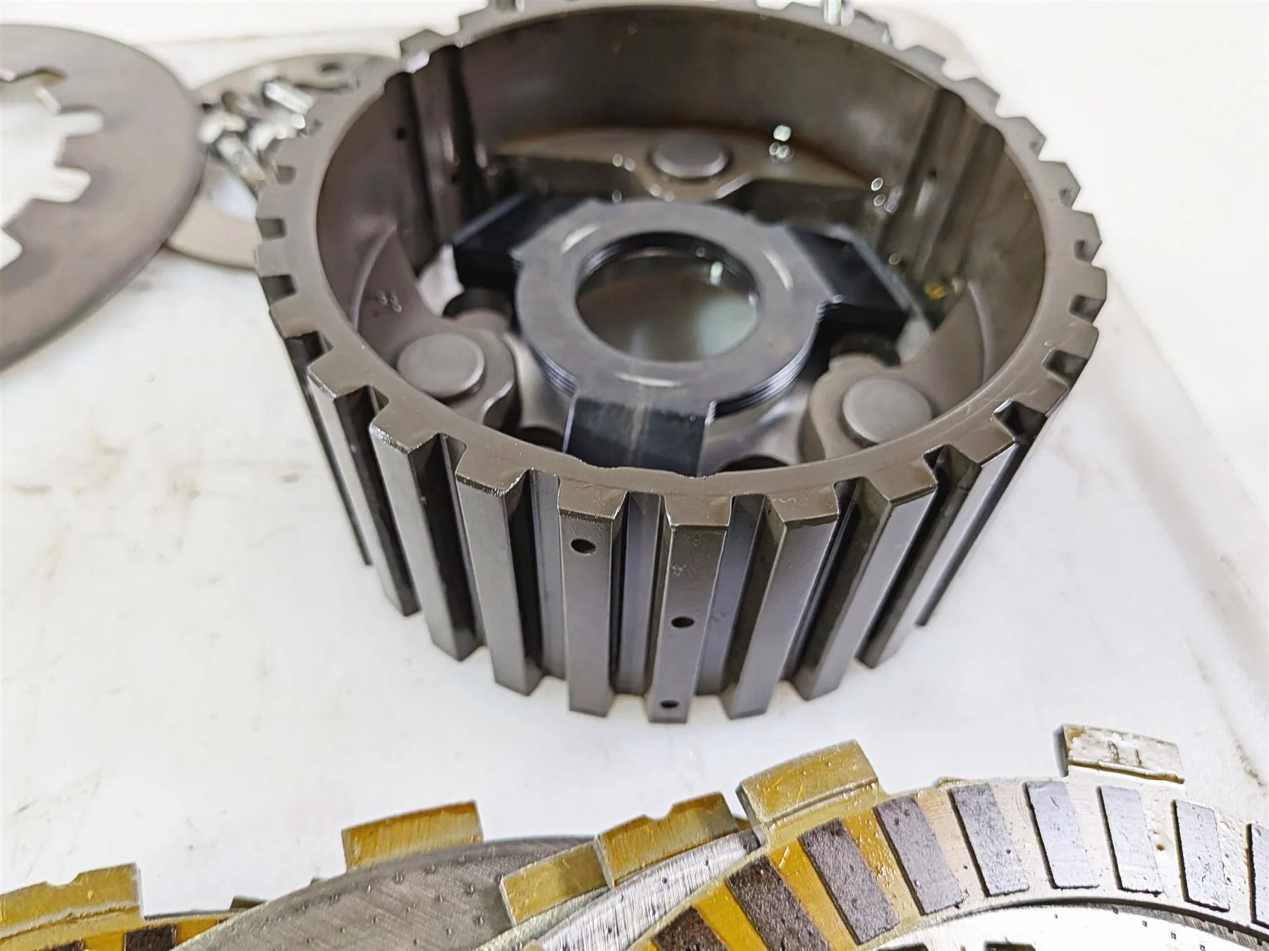 2009 Yamaha VMX17 V-Max 1700 Clutch Pressure Plate Disc Set 2S3-16150-00 - Image 3