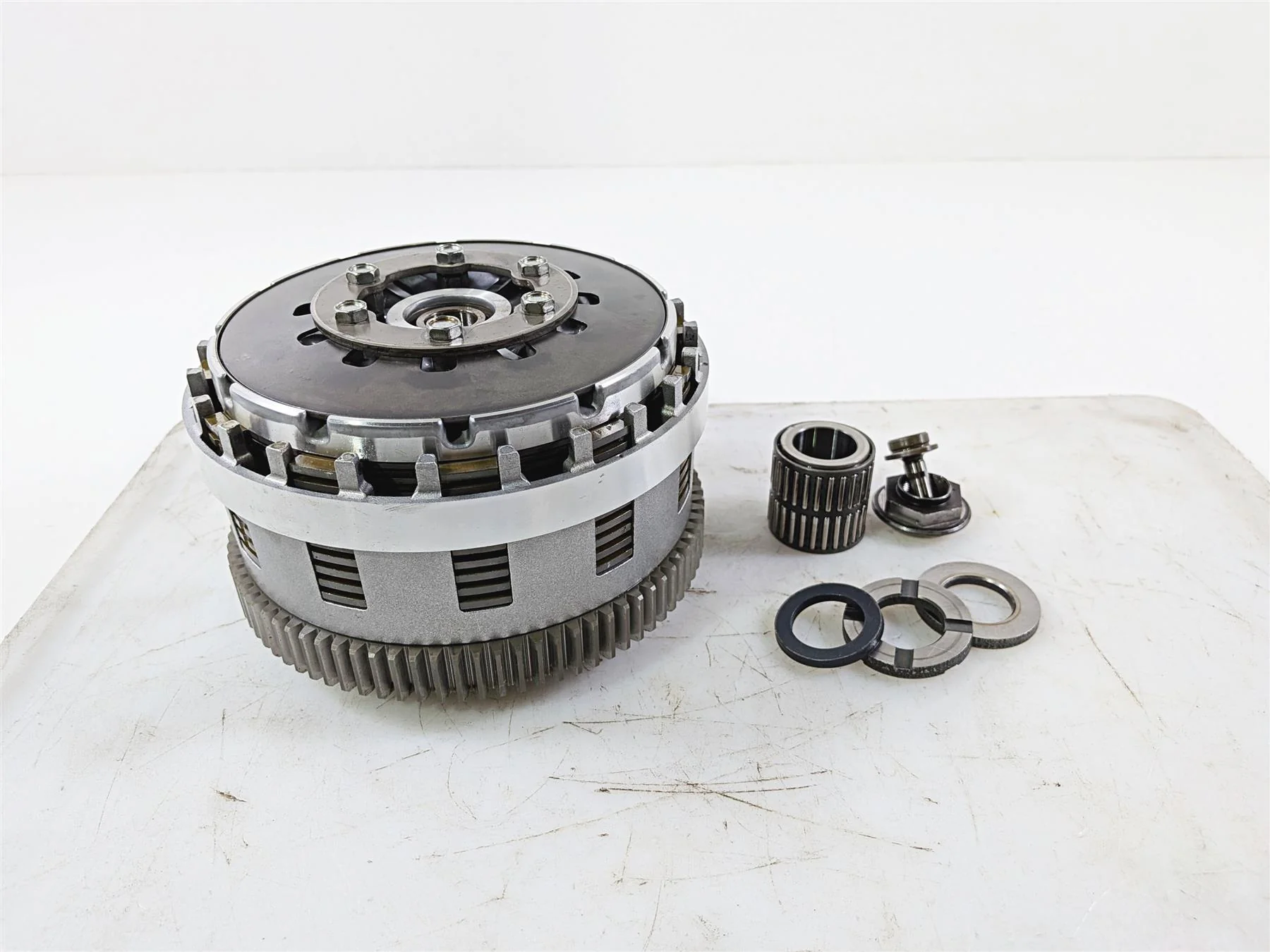 2009 Yamaha VMX17 V-Max 1700 Clutch Pressure Plate Disc Set 2S3-16150-00 - Image 7