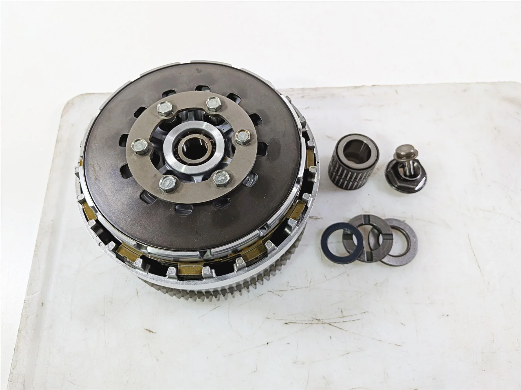 2009 Yamaha VMX17 V-Max 1700 Clutch Pressure Plate Disc Set 2S3-16150-00 - Image 8
