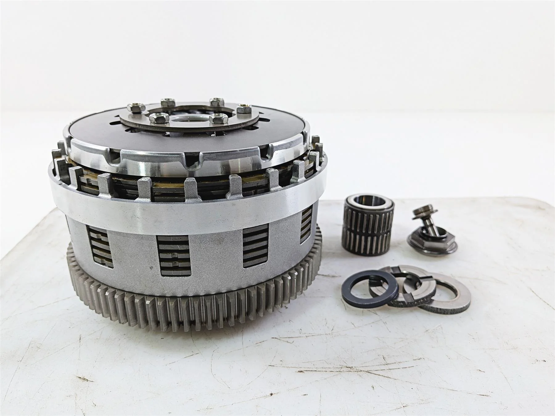 2009 Yamaha VMX17 V-Max 1700 Clutch Pressure Plate Disc Set 2S3-16150-00 - Image 9