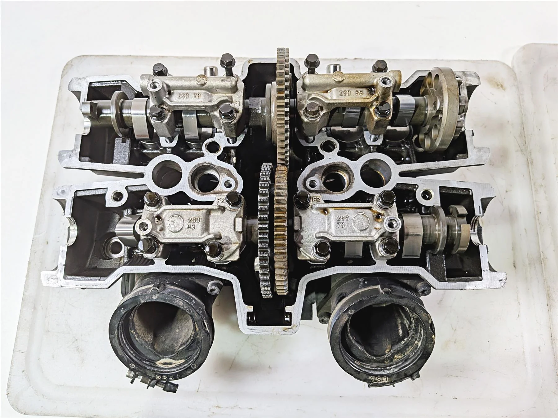 2009 Yamaha VMX17 V-Max 1700 Engine Cylinder Head Set - Read 2S3-11103-09 - Image 12