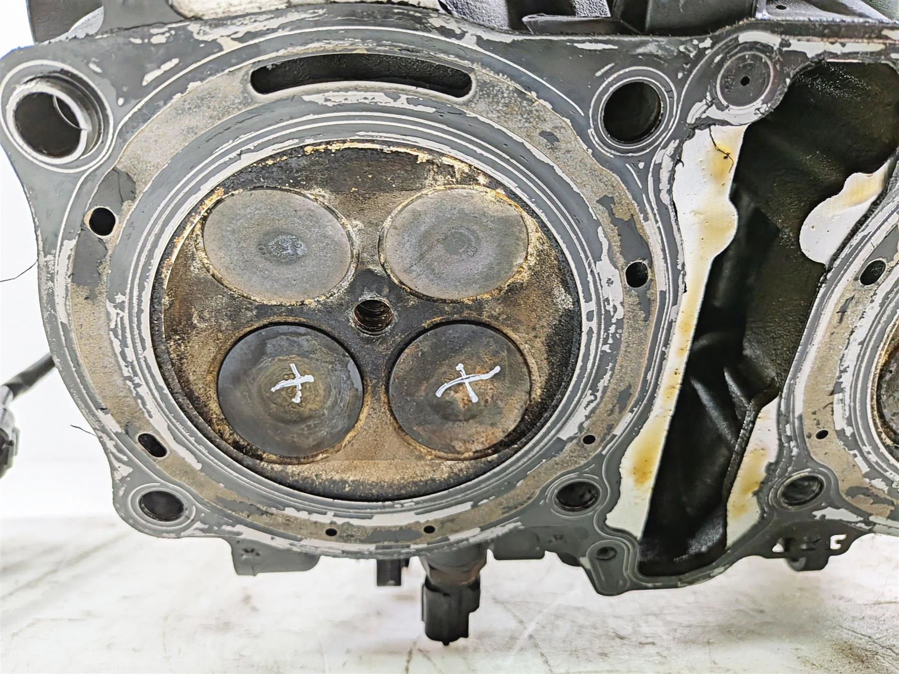 2009 Yamaha VMX17 V-Max 1700 Engine Cylinder Head Set - Read 2S3-11103-09 - Image 20