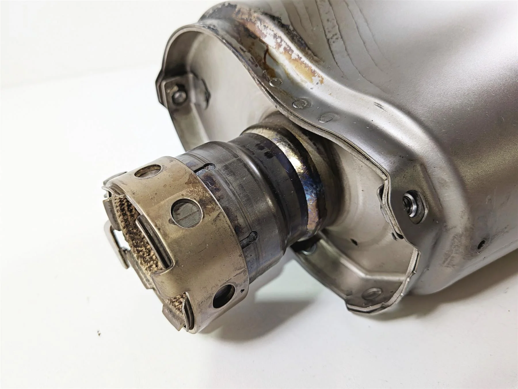 2009 Yamaha VMX17 V-Max 1700 Left Exhaust Pipe Muffler 2S3-14710-00-00 - Image 13
