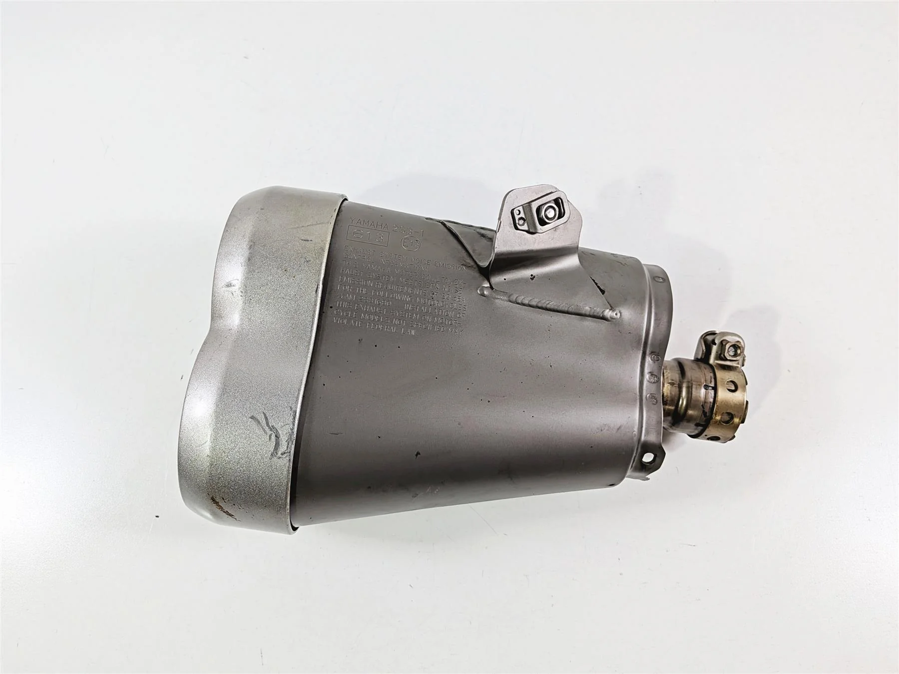 2009 Yamaha VMX17 V-Max 1700 Left Exhaust Pipe Muffler 2S3-14710-00-00 - Image 6