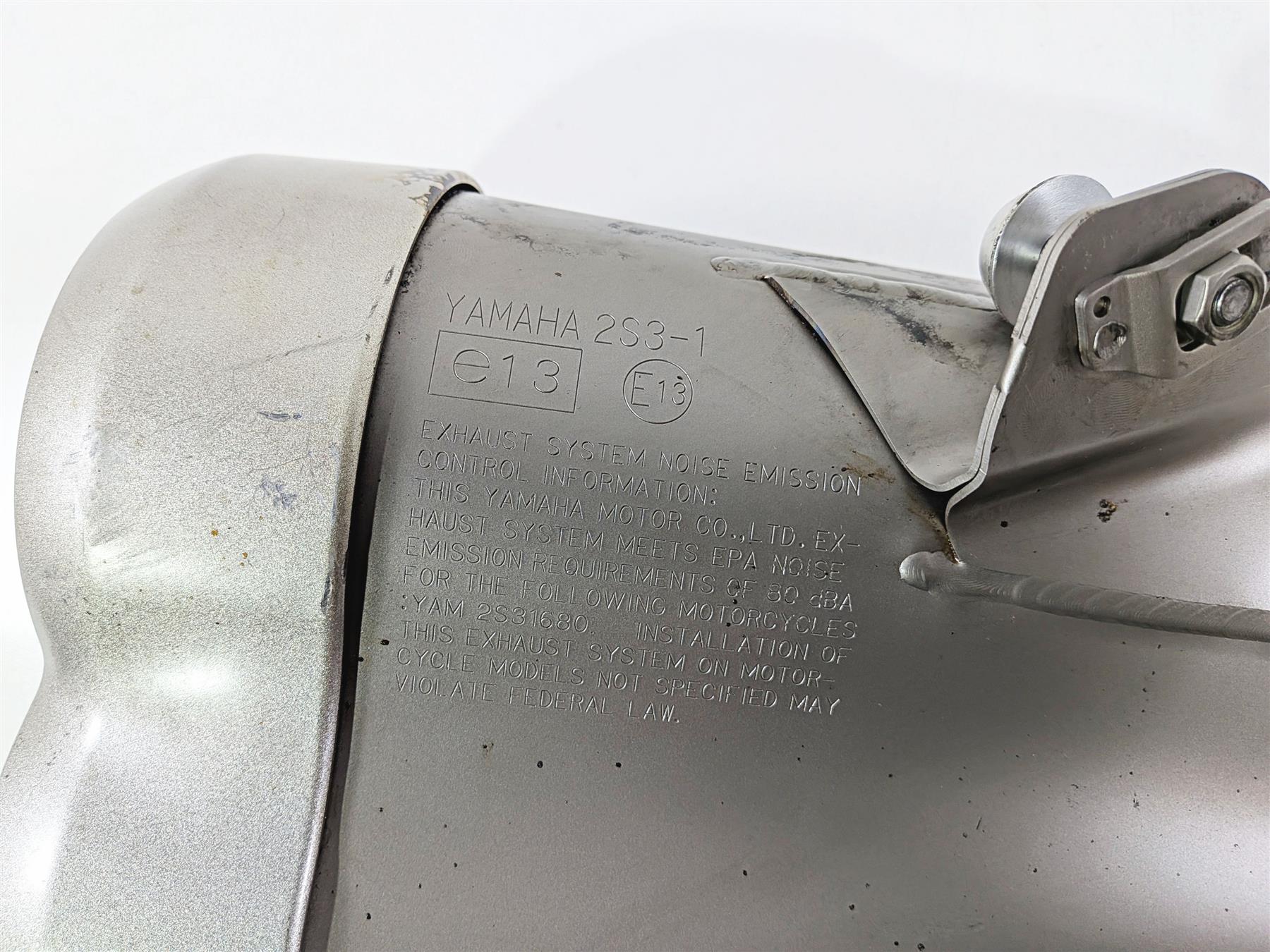 2009 Yamaha VMX17 V-Max 1700 Left Exhaust Pipe Muffler 2S3-14710-00-00 - Image 7