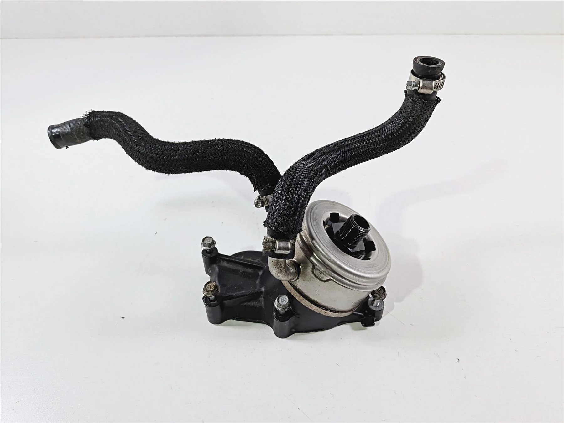 2009 Yamaha VMX17 V-Max 1700 Oil Cooler Adaptor Plate 2S3-13470-00 124100-9640 - Image 11