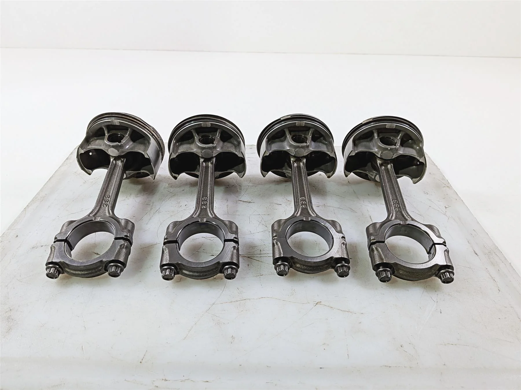 2009 Yamaha VMX17 V-Max 1700 Piston Connecting Rod Set 2S3-11650-00 2S3-11631-00 - Image 2