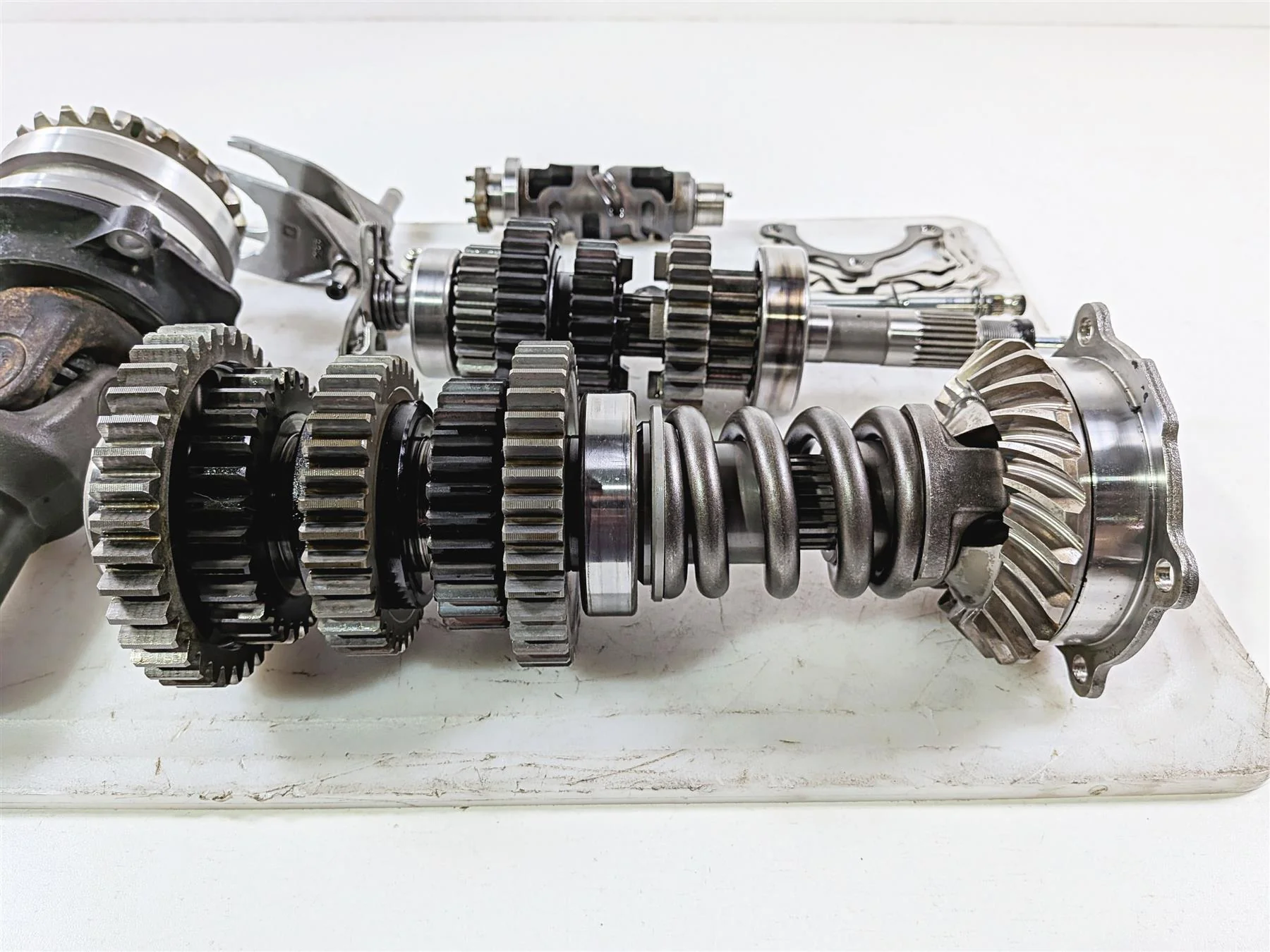 2009 Yamaha VMX17 V-Max 1700 Transmission & Middle Gear Set 2S3-Y1754-00 - Image 13