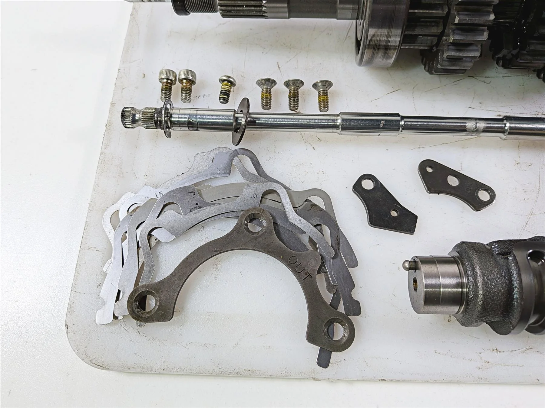 2009 Yamaha VMX17 V-Max 1700 Transmission & Middle Gear Set 2S3-Y1754-00 - Image 7