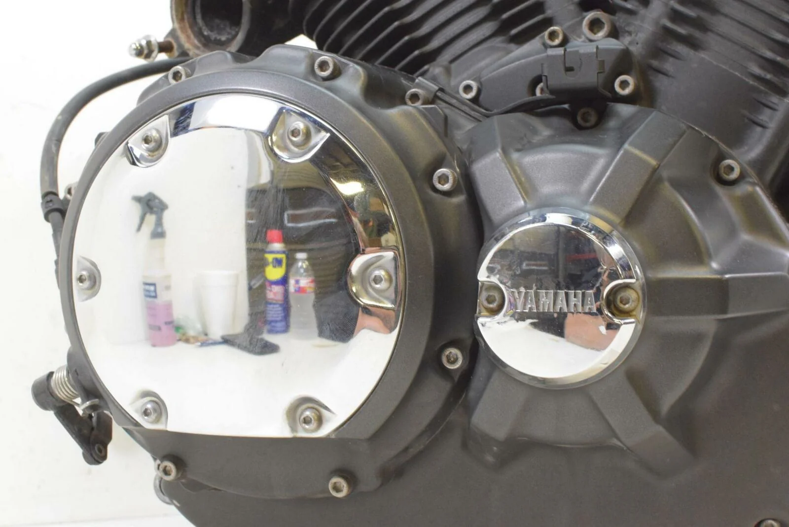 2009 Yamaha XVS1300 V-Star Tourer Running Engine Motor 18K -Video 3D8-15100-01-0 - Image 7