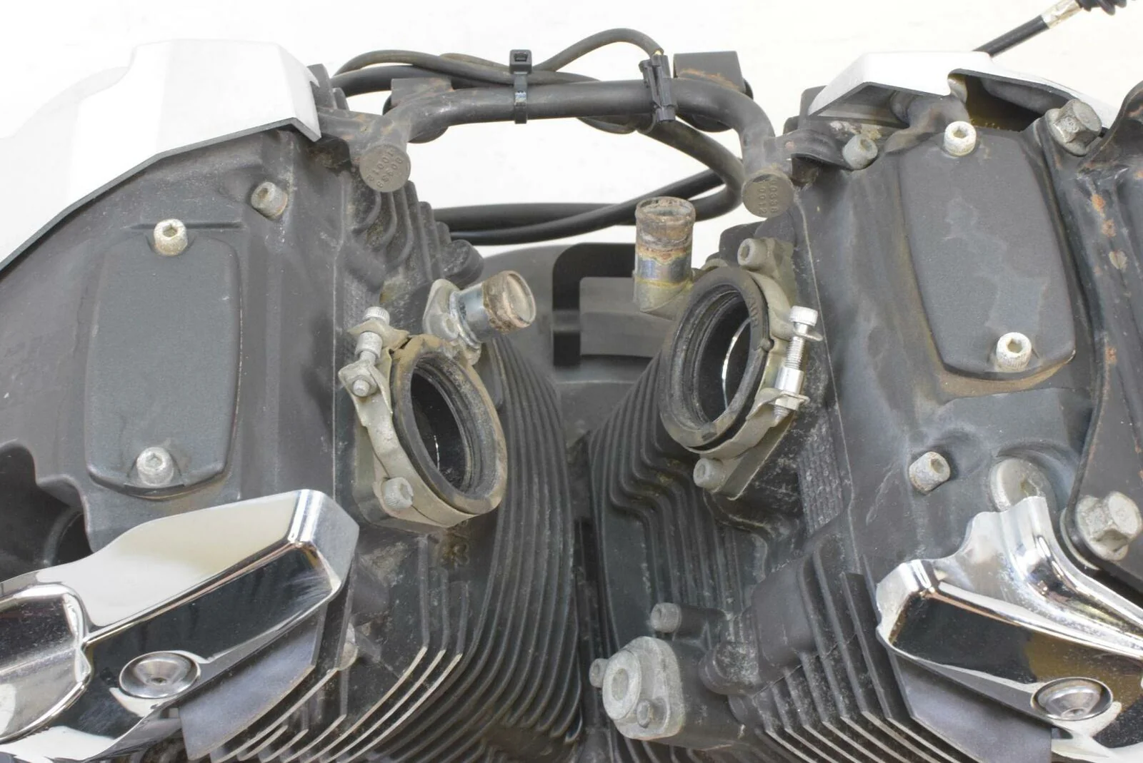 2009 Yamaha XVS1300 V-Star Tourer Running Engine Motor 18K -Video 3D8-15100-01-0 - Image 8