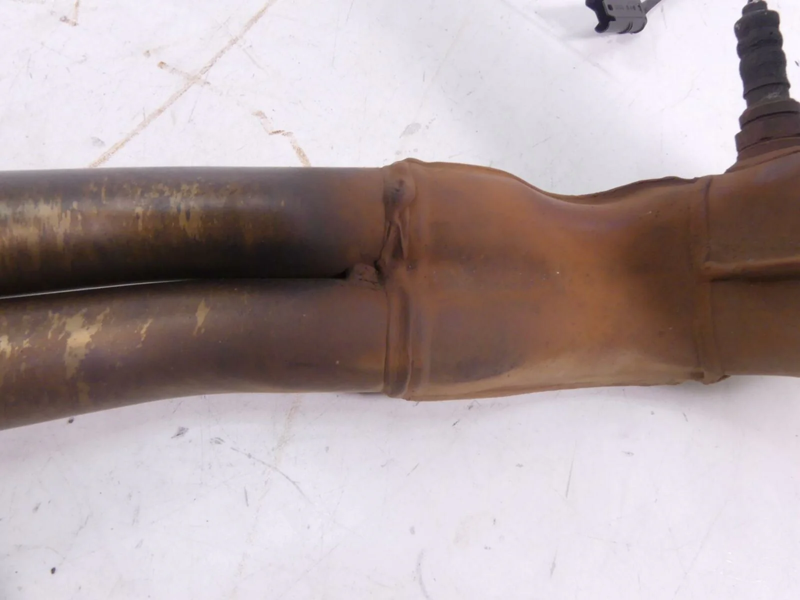 2010 BMW F800GS K72 Lafranconi OEM Exhaust Header Manifold Pipe  18117679347 - Image 4
