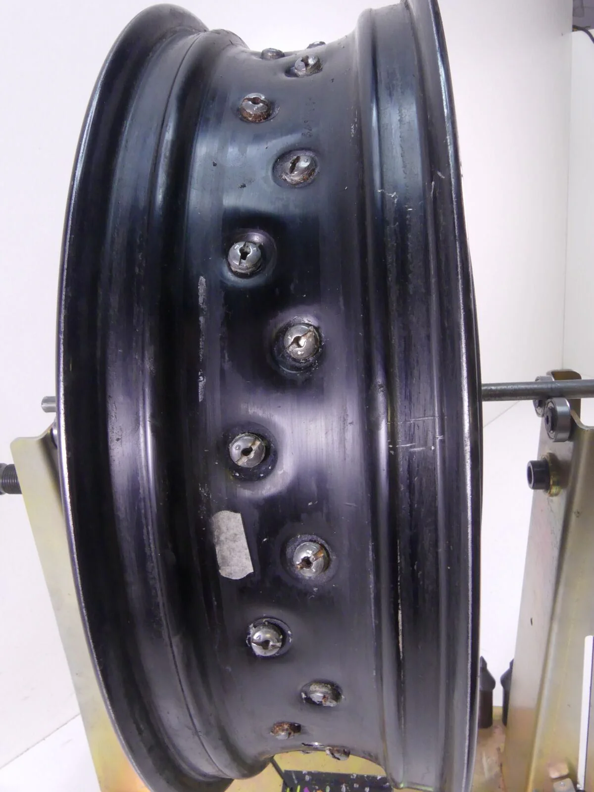 2010 BMW F800GS K72 Straight Rear Spoke Wheel Rim 17x4.25 36318564177 - Image 6