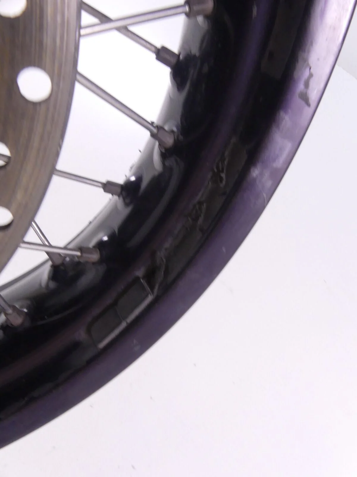 2010 BMW F800GS K72 Straight Rear Spoke Wheel Rim 17x4.25 36318564177 - Image 9