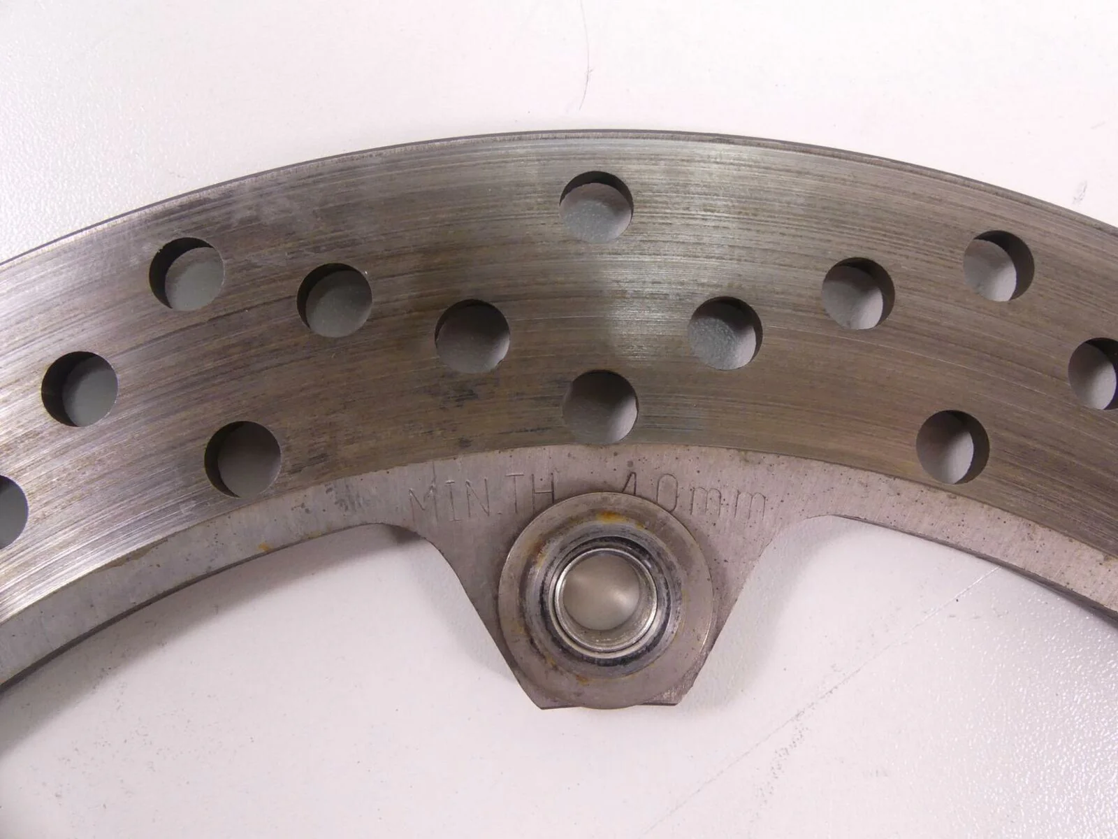 2010 BMW R1200GS Adventure K255 Front Brake Disc Rotor Set 34117711427 - Image 9