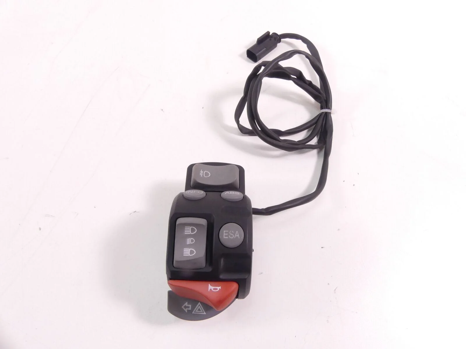 2010 BMW R1200GS Adventure K255 Left Control Switch Esa Fog Lights 61317704625 - Image 2