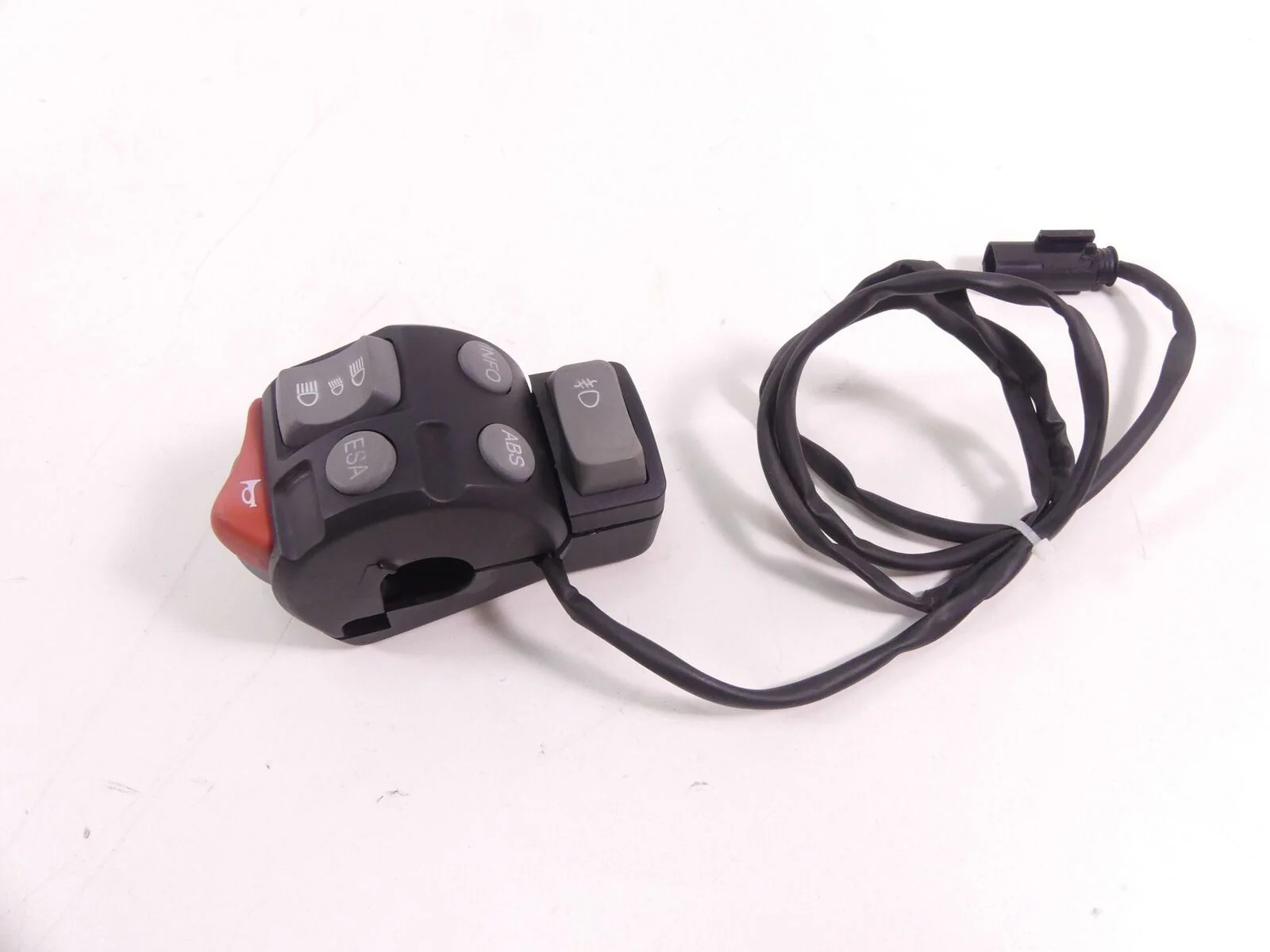 2010 BMW R1200GS Adventure K255 Left Control Switch Esa Fog Lights 61317704625 - Image 3