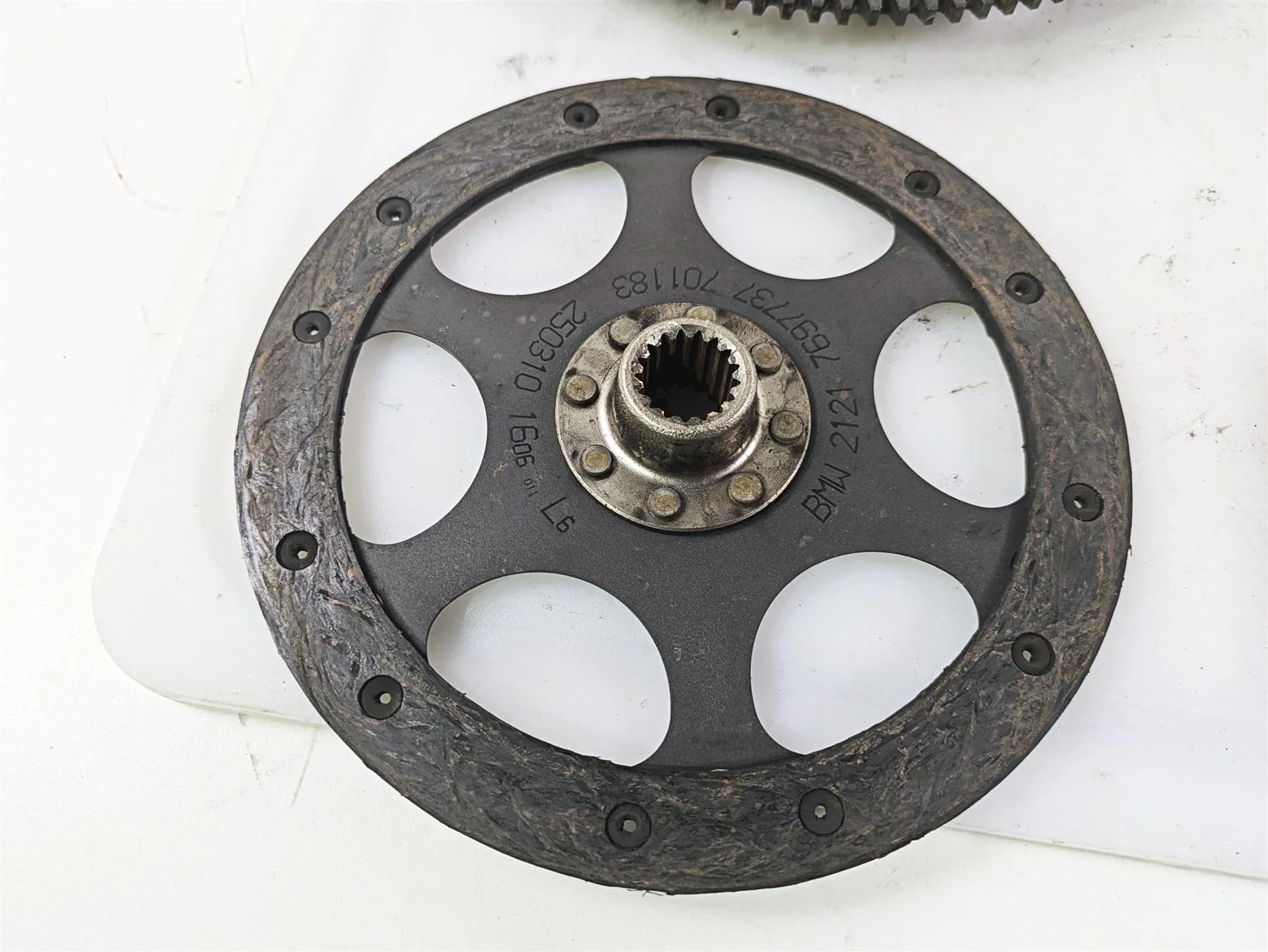 2010 BMW R1200GS K25 Clutch Pressure Plate Friction Disc Set 21217697737 - Image 10